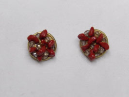 Boucles d'oreilles clip vintage / Vintage clip-on earrings