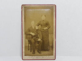 Photographie ancienne couple 1900 / French Antique photograph of a couple 1900s