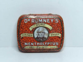 Boite métal Dr Rumney's pure tobacco snuff / Pure tobacco snuff Dr Rumney's tin