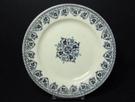Assiette plate terre de fer Choisy Le Roi modèle Brienne / Ironstone Choisy Le Roi dinner plate model Brienne