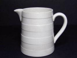 Petit pichet blanc terre de fer Digoin Sarreguemines / Digoin Sarreguemines small white ironstone jug