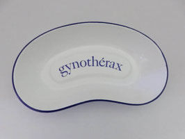 Récipient haricot médical en émail Gynothérax / Gynothérax enamel kidney tray