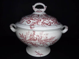 Grande soupière Boch Frères modèle Flora / Large Boch Frères soup tureen model Flora