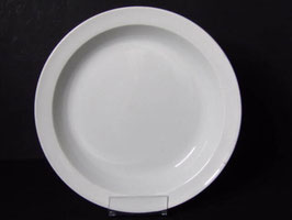 Plat creux terre de fer blanc Creil et Montereau / Ironstone white Creil et Montereau shallow serving plate