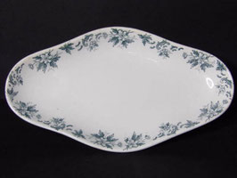 Ravier St Amand modèle Anémone / Ironstone St Amand oval plate model Anemone