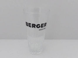 Lot de 2 verres vintage Berger anisette / Lot of 2 vintage Berger anisette glasses