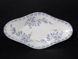 Ravier terre de fer Grigny / Ironstone Grigny oval dish