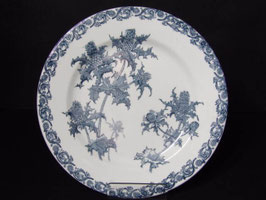 Assiette plate Clairefontaine modèle Righi / Clairefontaine dinner plate model Rhigi