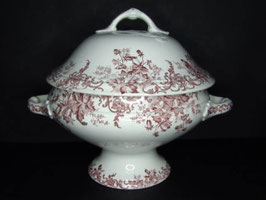 Soupière Campanule rose de St Amand / St Amand soup tureen model Campanule pink