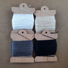 Garn-Set Nr. 6 / Zebra