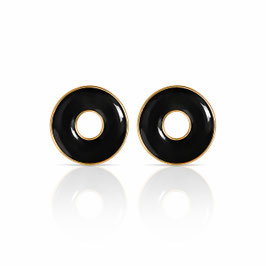 Donut Ohrstecker BLACK