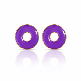 Donut Ohrstecker BLAULILA