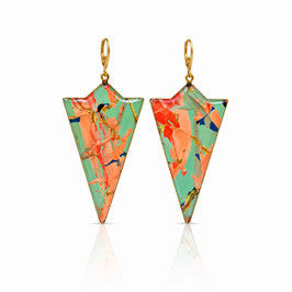 Semicircle Triangle Ohrhänger "Individual Item No 10"