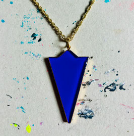Semicircle Triangle Kette LILA BLAU