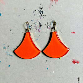 Abanico Ohrhänger NEON ORANGE