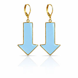 Pfeil Ohrhänger LIGHT BLUE