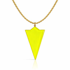 Semicircle Triangle YELLOW NEON
