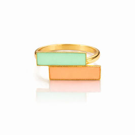 Doppelrectangular Ring "Individual Item No5"