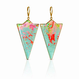 Semicircle Triangle Ohrhänger "Individual Item No 3"
