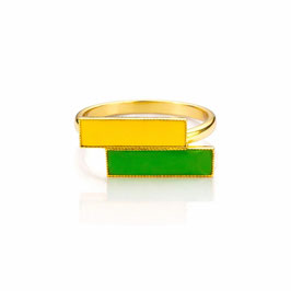 Doppelrectangular Ring "Individual Item No2"