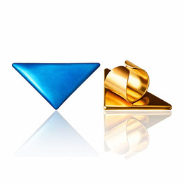 Triangle Ring TÜRKIS METALLIC