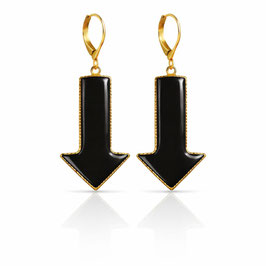 Pfeil Ohrhänger BLACK