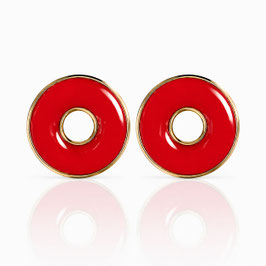 Maxi Donut Ohrstecker LIPSTICK RED
