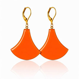 Abanico Ohrhänger NEON ORANGE