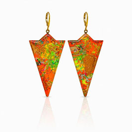 Semicircle Triangle Ohrhänger "Individual Item No 11"