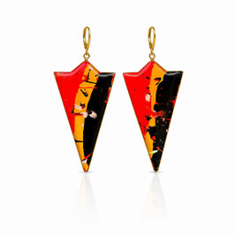 Semicircle Triangle Ohrhänger "Individual Item No 2"