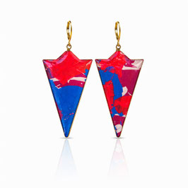 Semicircle Triangle Ohrhänger "Individual Item No 12"