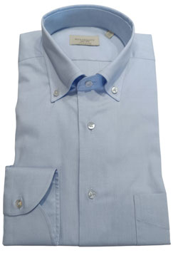 Montesanto nido d'ape button down celeste