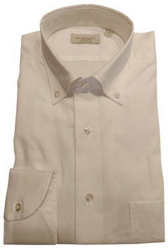 Montesanto nido d'ape button down bianco