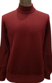 Lupetto merino bordeaux