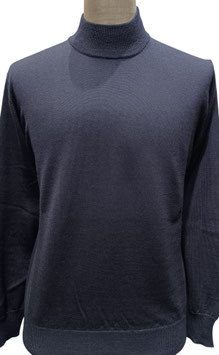 Lupetto merino blu