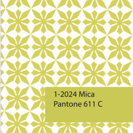 Blockprint Fabric Mica Yellow