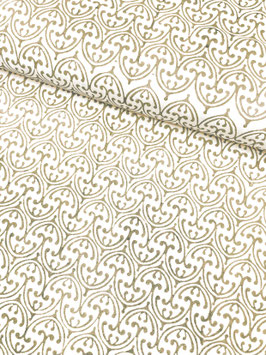 Blockprint Fabric Gianna Beige
