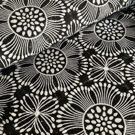 Blockprint Fabric Surya Black