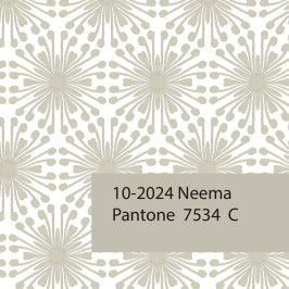 Blockprint Fabric Neema Beige