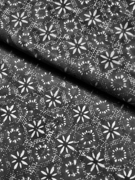 Blockprint Fabric Paradis Black