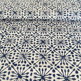 Blockprint Fabric Esha Blue