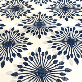 Blockprint Fabric Jayanna Blue
