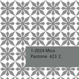 Blockprint Fabric Mica Grey