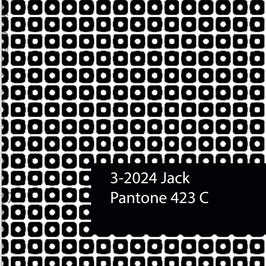 Blockprint Fabric Jack Black