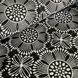 Blockprint Fabric Surya Black