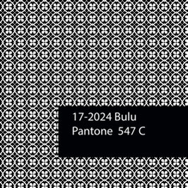 Blockprint Fabric Bulu Black