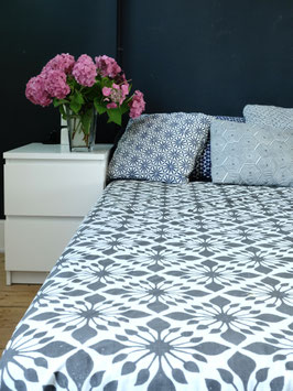 Blockprint Yoga Travel Blanket Moorea