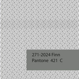 Blockprint Fabric Finn Grey