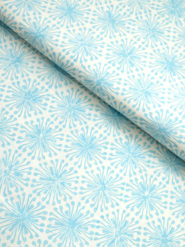 Blockprint Fabric Neema Light Blue