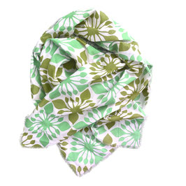 Blockprint Scarf Ada Mint Olive